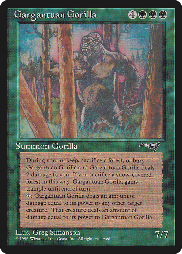 Gargantuan Gorilla (all)