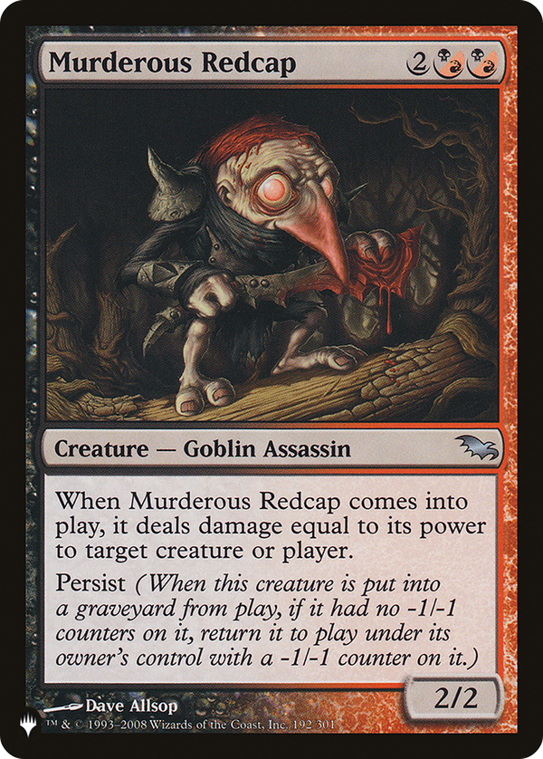 Murderous Redcap (plst)