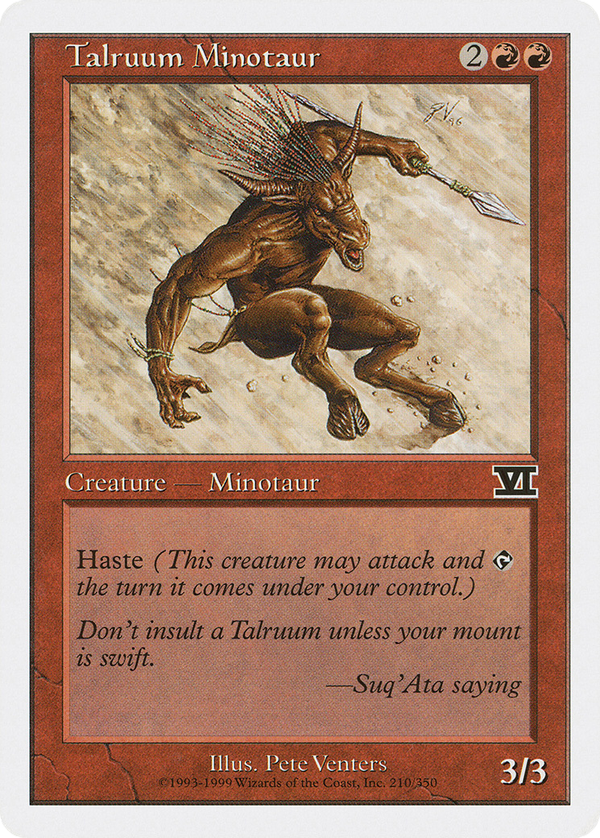 Talruum Minotaur (6ed)