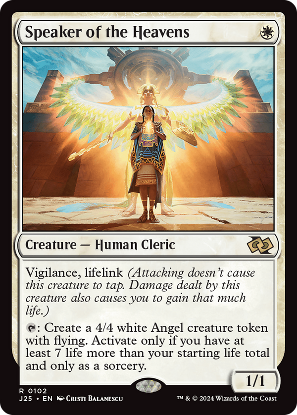 Speaker of the Heavens (j25)