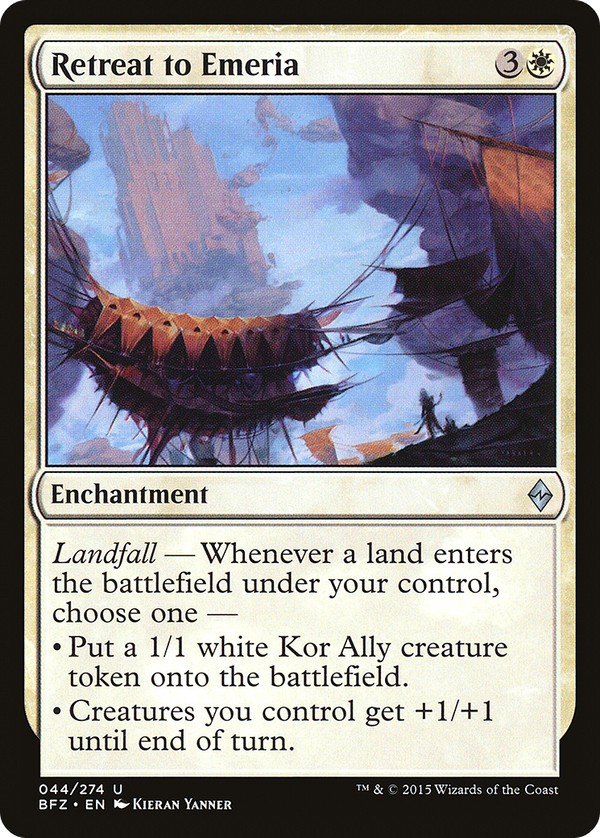 Retreat to Emeria (bfz)