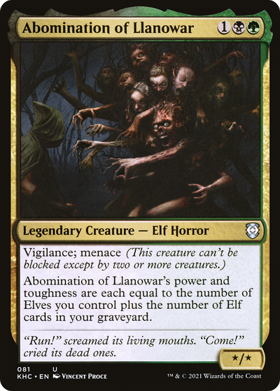 Abomination of Llanowar