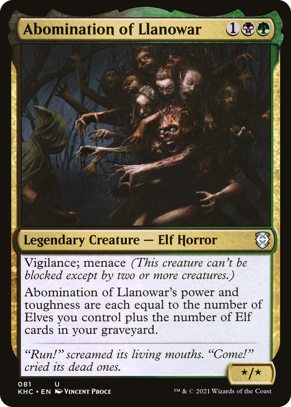 Abomination of Llanowar (khc)