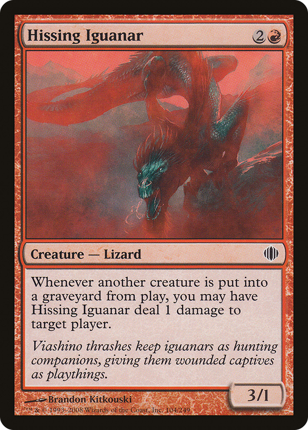 Hissing Iguanar (ala)
