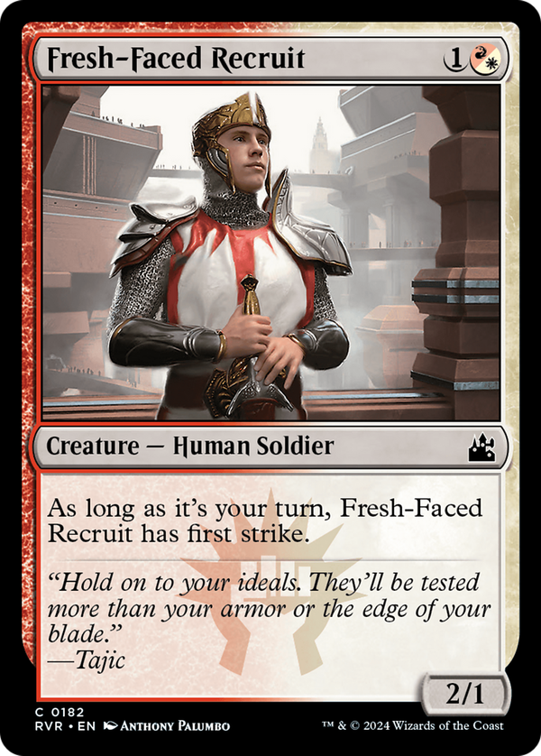 Fresh-Faced Recruit (rvr)