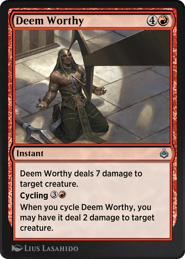 Deem Worthy (akr)