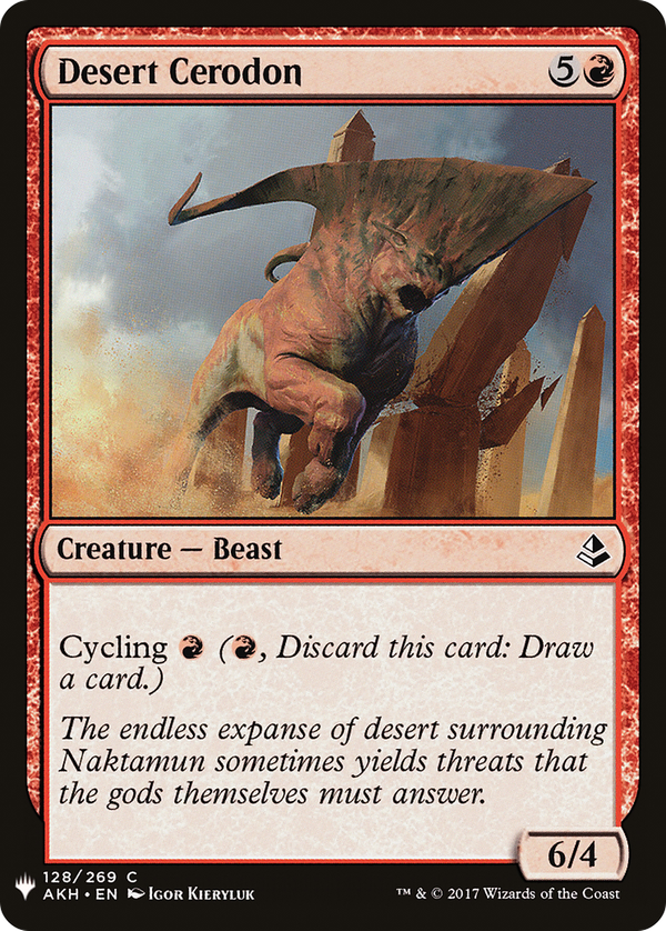 Desert Cerodon (plst)