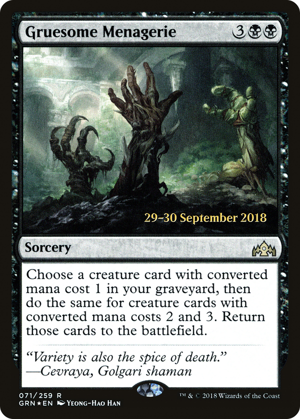 Gruesome Menagerie (pgrn)