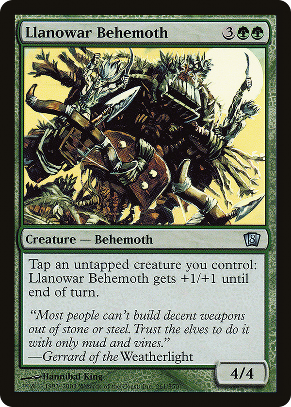 Llanowar Behemoth (8ed)