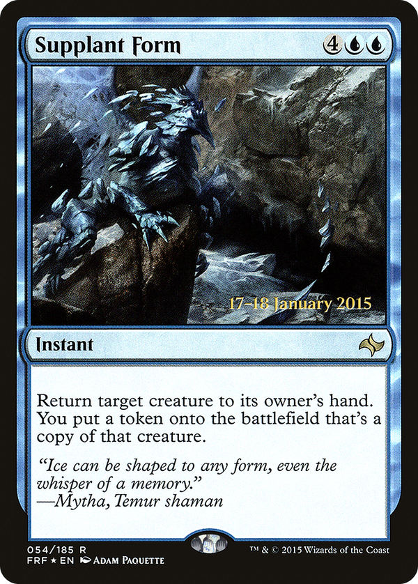 Supplant Form (pfrf)