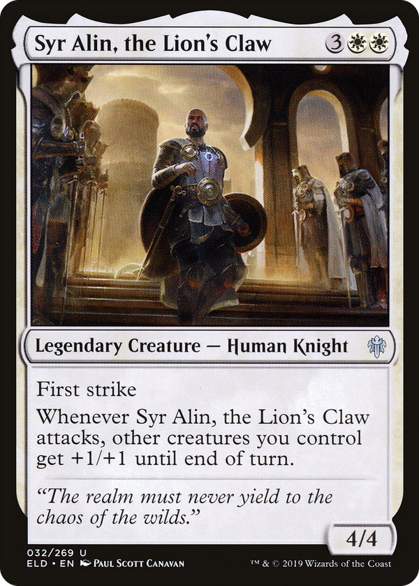 Syr Alin, the Lion's Claw (eld)