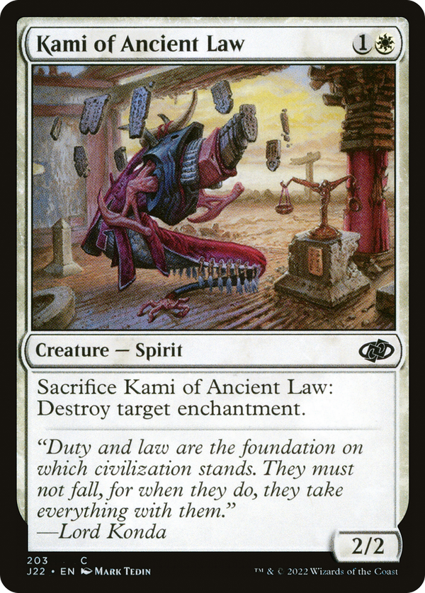 Kami of Ancient Law (j22)