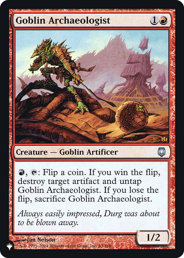 Goblin Archaeologist (plst)