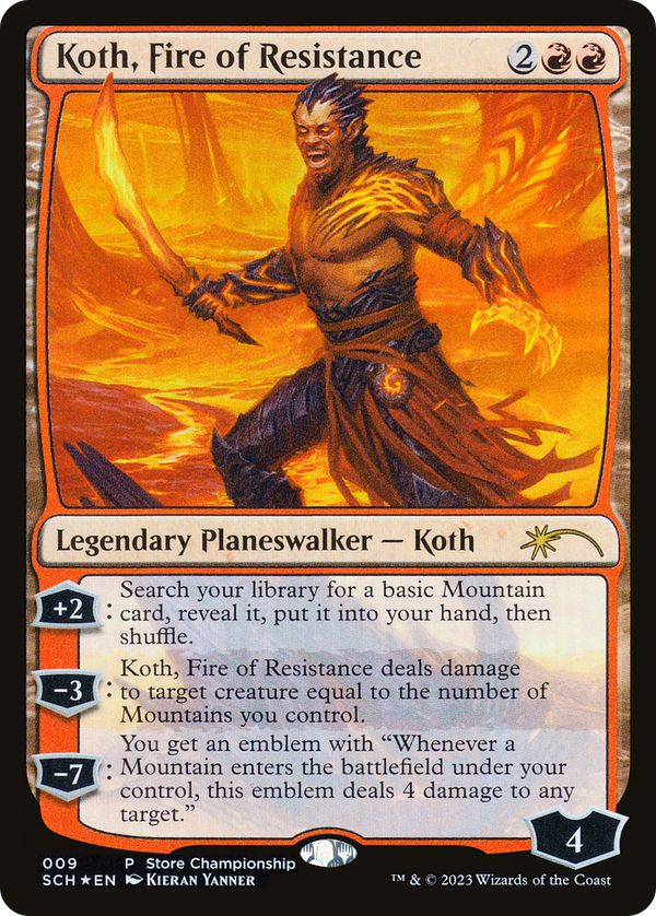 Koth, Fire of Resistance (sch)