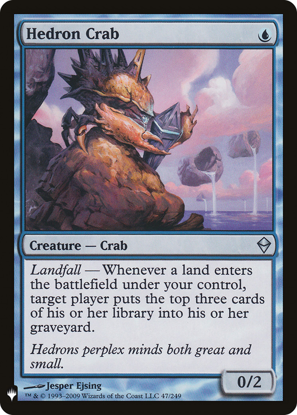 Hedron Crab (plst)