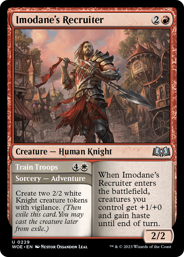Imodane's Recruiter // Train Troops (woe)