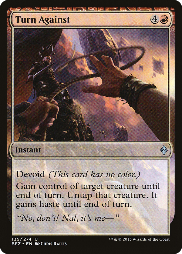 Turn Against (bfz)