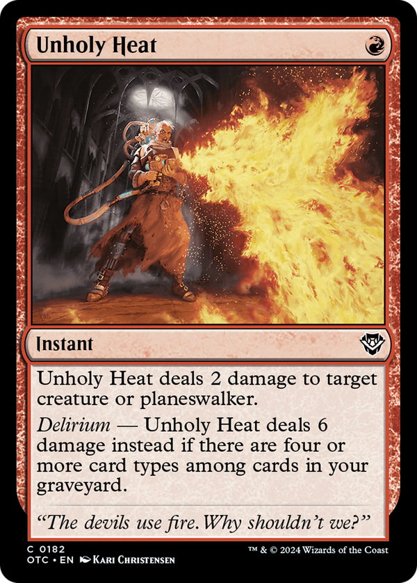 Unholy Heat (otc)