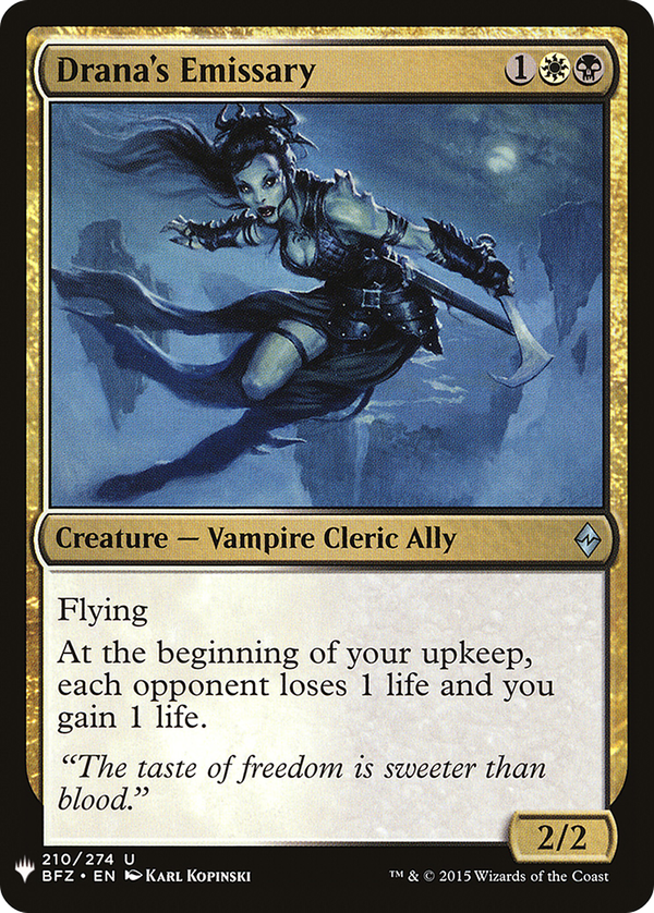 Drana's Emissary (plst)