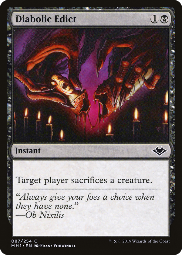 Diabolic Edict (mh1)