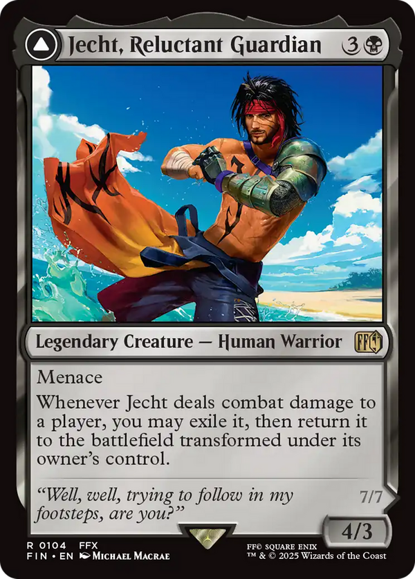 Jecht, Reluctant Guardian // Braska's Final Aeon (fin)