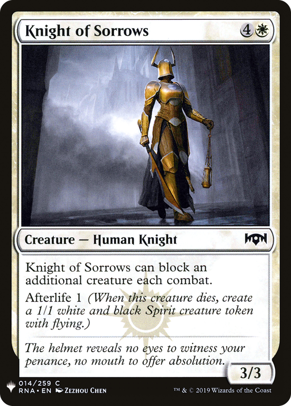 Knight of Sorrows (plst)