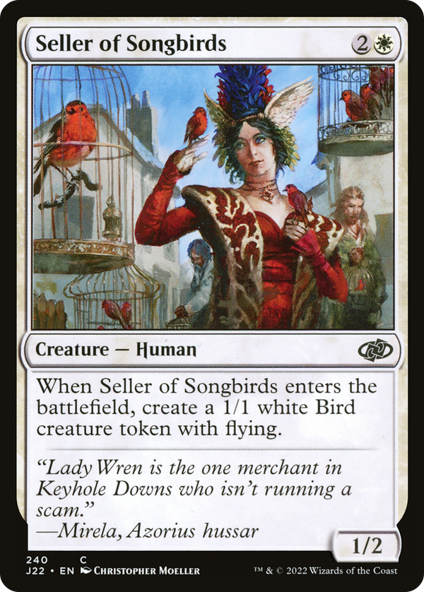 Seller of Songbirds (j22)