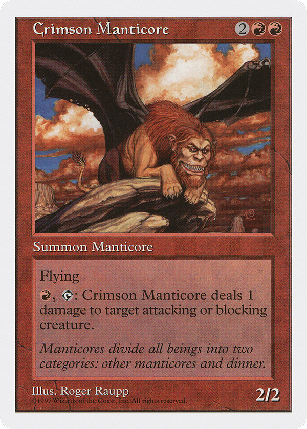 Crimson Manticore (5ed)