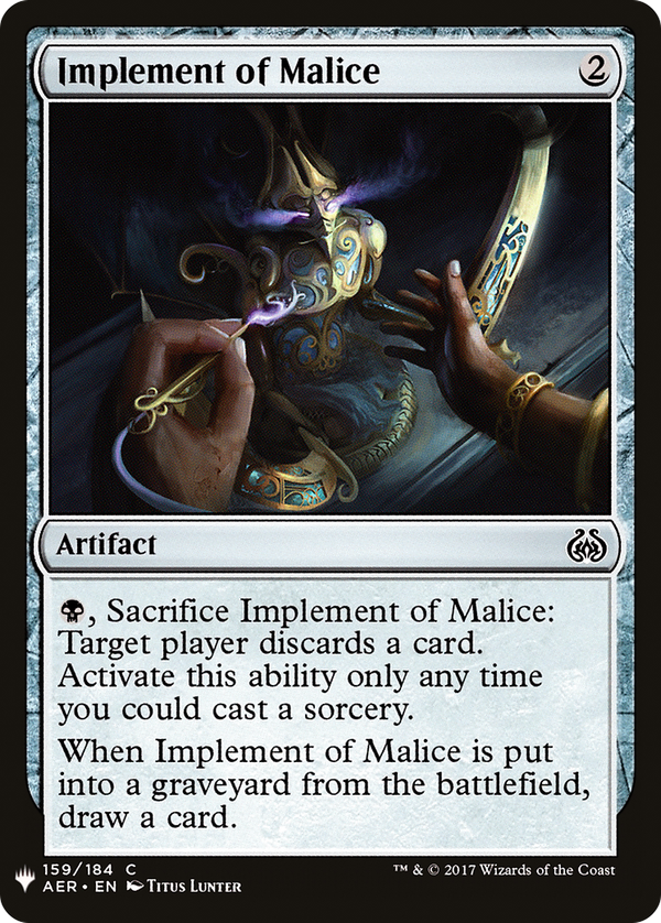 Implement of Malice (plst)