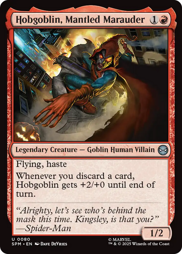 Hobgoblin, Mantled Marauder (spm)