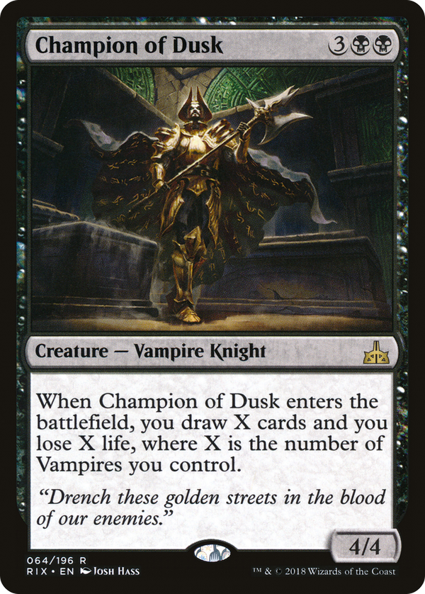 Champion of Dusk (rix)