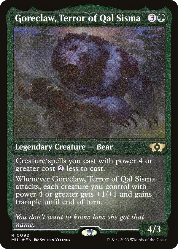 Goreclaw, Terror of Qal Sisma (mul)