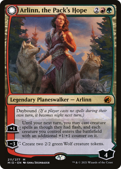 Arlinn, the Pack's Hope // Arlinn, the Moon's Fury