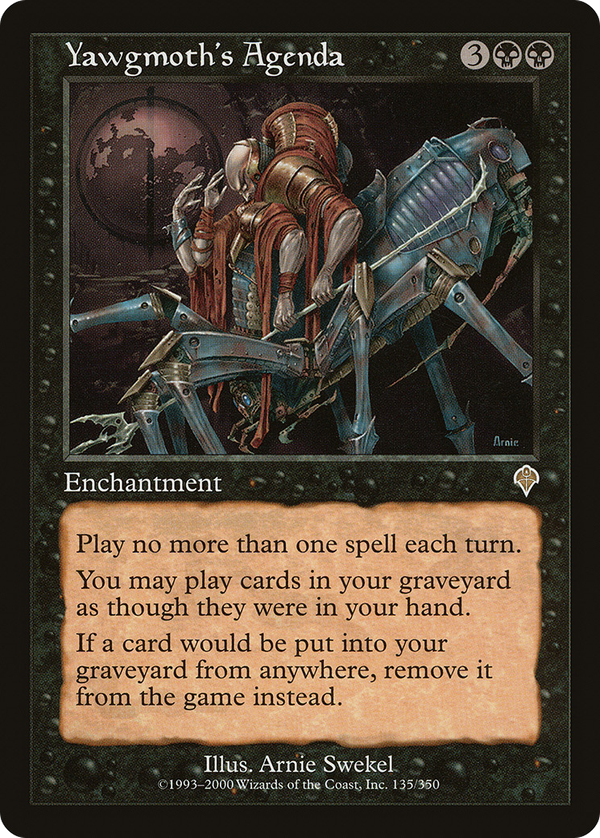 Yawgmoth's Agenda (inv)
