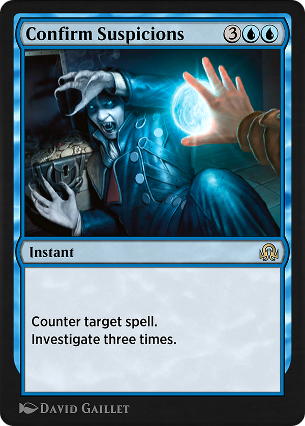 Confirm Suspicions (sir)