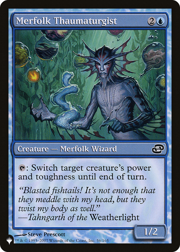 Merfolk Thaumaturgist (plst)