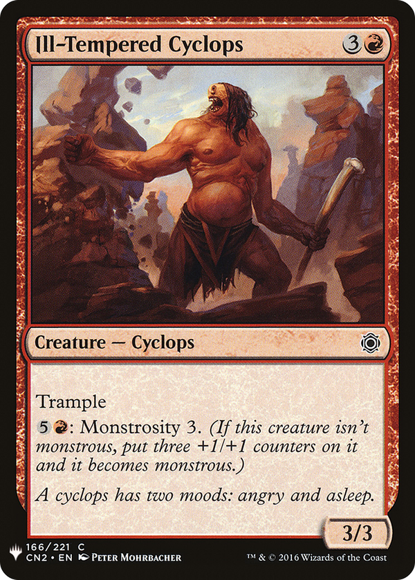 Ill-Tempered Cyclops (plst)