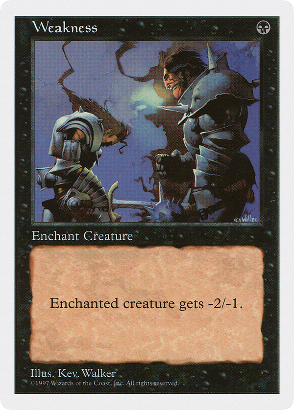 Weakness (5ed)