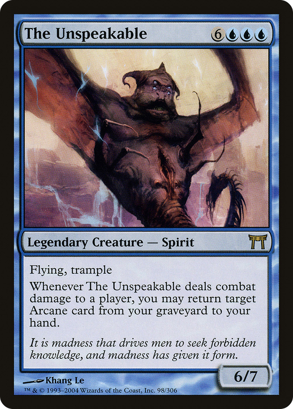 The Unspeakable (chk)