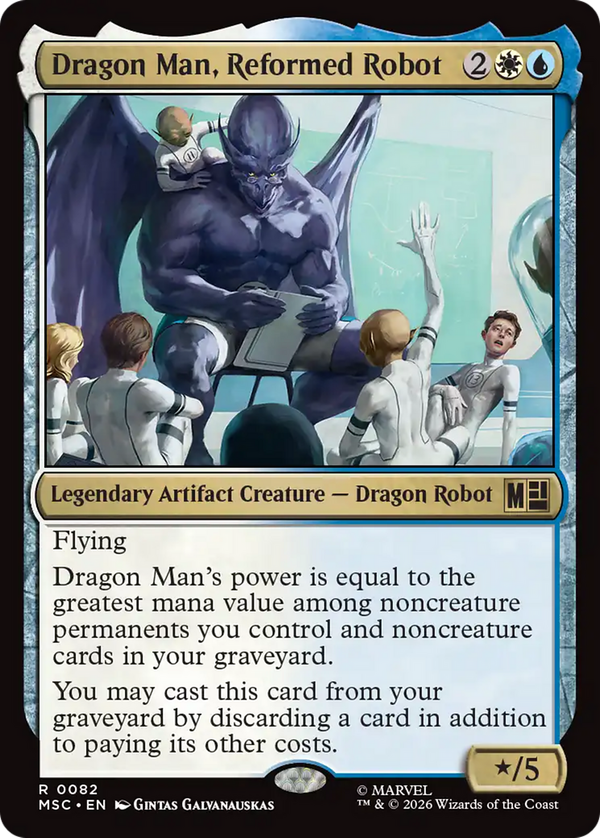 Dragon Man, Reformed Robot (msc)