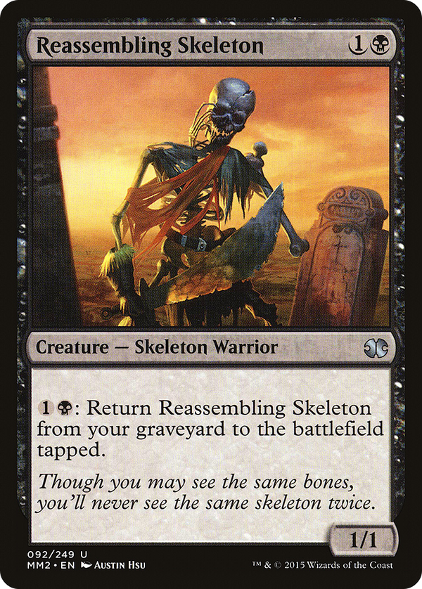 Reassembling Skeleton (mm2)