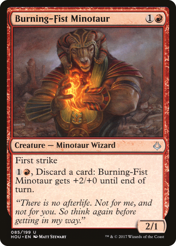 Burning-Fist Minotaur (hou)