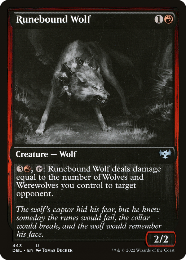 Runebound Wolf (dbl)