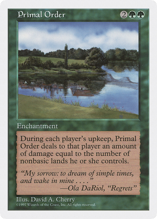 Primal Order (5ed)