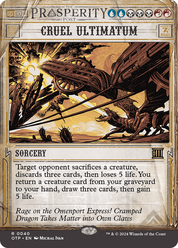 Cruel Ultimatum (otp)