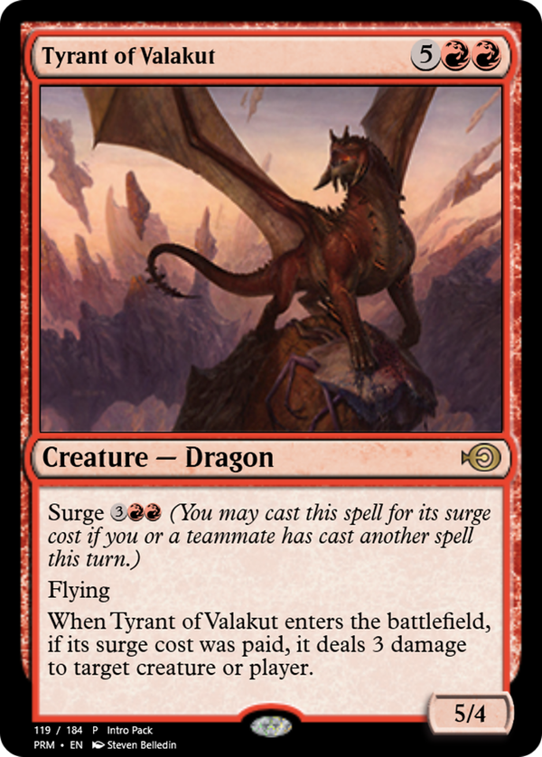 Tyrant of Valakut (prm)