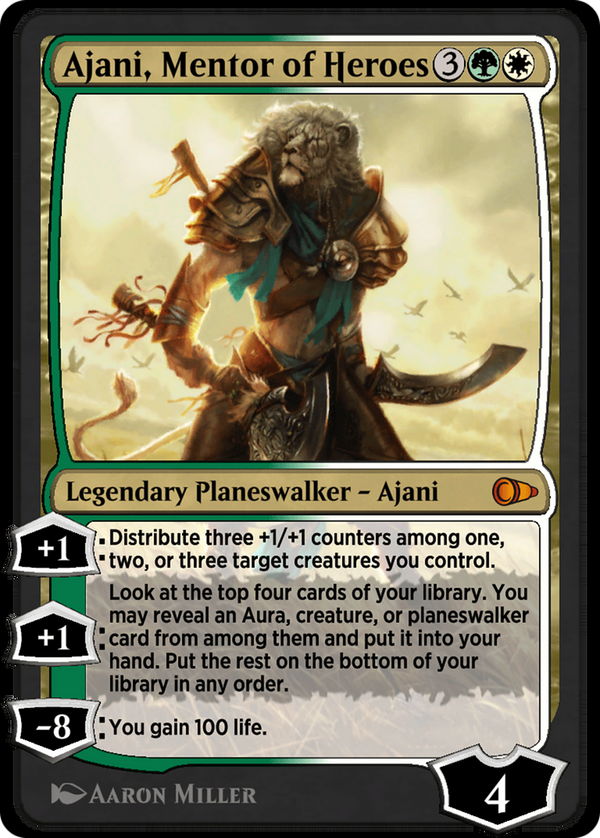 Ajani, Mentor of Heroes (pio)