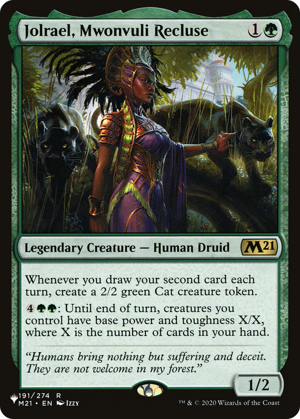 Jolrael, Mwonvuli Recluse (plst)