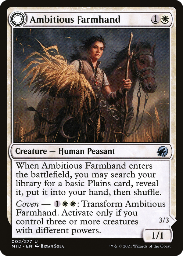 Ambitious Farmhand // Seasoned Cathar (mid)