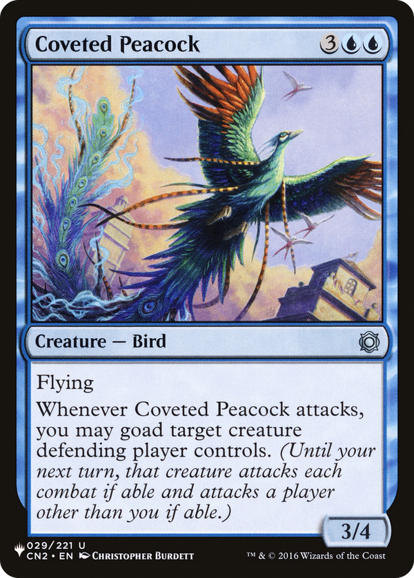 Coveted Peacock (plst)